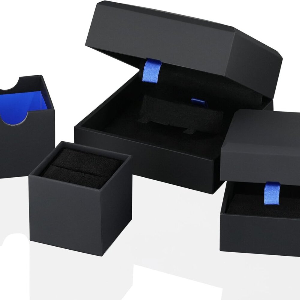 Sterling Silver Stackable Ring 18k Gold Plated Op… - image 3